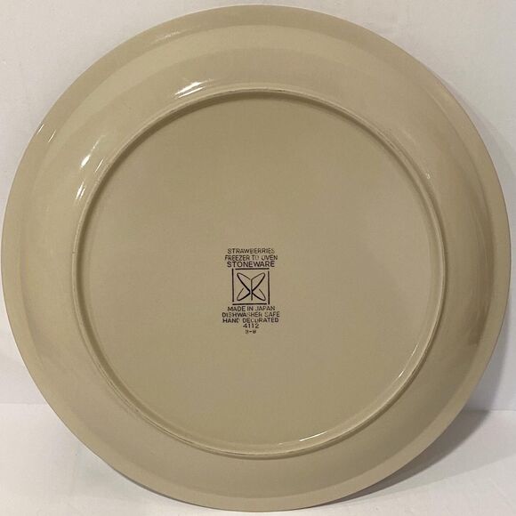 Vintage Sears Strawberry Stoneware Plate Sets - Picture 3 of 6